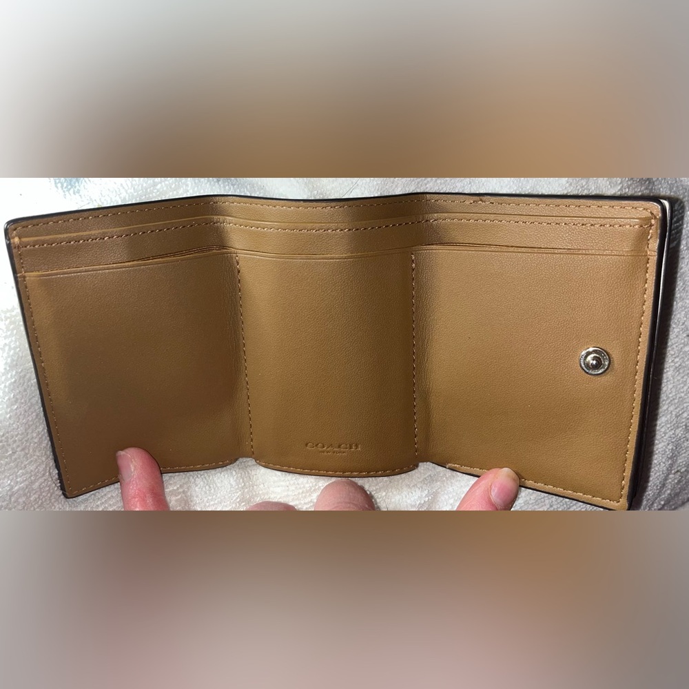 COACH EUC Origami Small Trifold Wallet - Picture 3 of 8